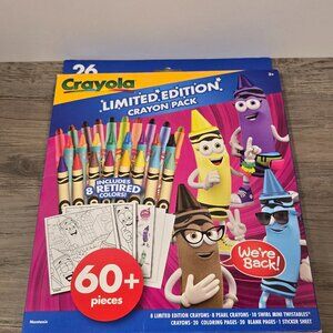 Crayola Limited Edition Retired Colors Crayon Pack New Release Art Set